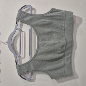 SKIMS Sage Green Ribbed Bralette